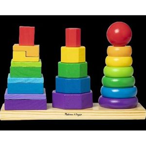 Forme geometrice de stivuit Melissa and Doug 0567 imagine