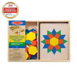Sabloane si forme geometrice din lemn Melissa and Doug imagine