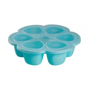 Recipient ermetic silicon multiportii Beaba Blue imagine