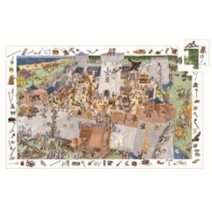 Puzzle observație Djeco Fortăreaţa imagine