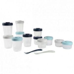 Set 12 recipiente hrana Beaba Storm 2x90 ml, 4x150 ml, 6x250 ml imagine