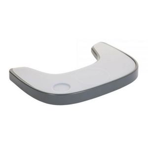 Tavita scaun de masa Childhome Evolu + Protectie din silicon, Antracit imagine