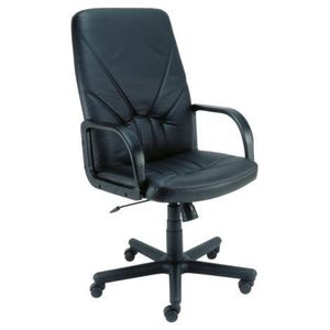 Scaun rotativ de birou Manager negru-negru imagine