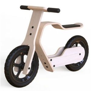 Bicicleta copii 2-5 ani, fara pedale, Din Lemn Natural Rideme Mamatoyz, MamaToyz MtyzRideMe imagine