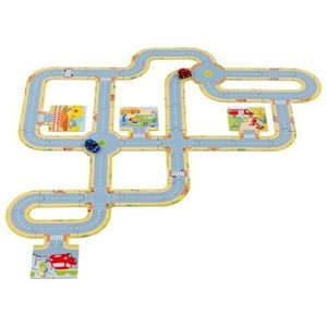 Circuit de podea cu 2 masinute die cast incluse imagine