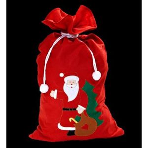 Sac mos craciun 60x100 cm imagine