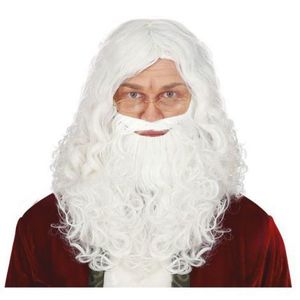 Peruca si barba mos craciun guirca imagine