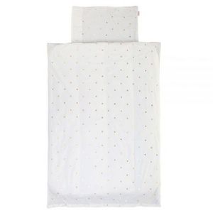 Husa pilota si fata de perna Childhome Jerse 100x140 cm, Buline imagine