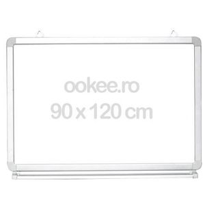Tabla scolara magnetica de scris, alba, whiteboard, pentru markere, 90 x 120 cm imagine