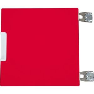 Usa Mica De Culoare Rosu Cu Mecanism De Inchidere Silentioasa Pentru Dulapuri Quadro imagine