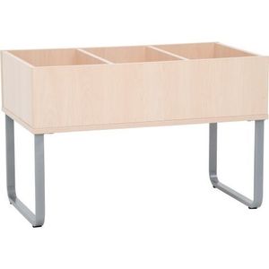 Biblioteca orizontala inaltime 55 cm, culoare artar imagine