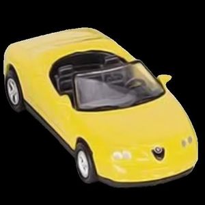 Masinuta Die Cast 7.5 Cm, Scara 1: 60, Alfa Romeo Galben imagine