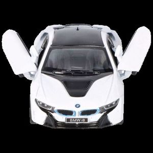 Masinuta die cast BMW i8, scara 1 la 36, 12.5 cm, alba imagine