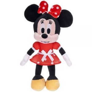 Jucarie din plus Minnie Mouse cu rochie rosie, 34 cm imagine