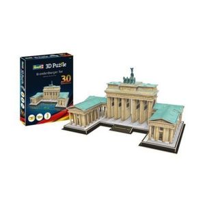 3d puzzle poarta brandenburg din berlin, editie 30 de ani de la reunificarea germaniei, 150 piese imagine