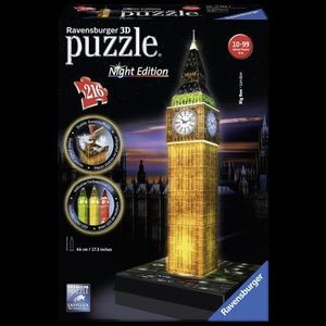Puzzle 3d big ben editie luminoasa 216 piese imagine