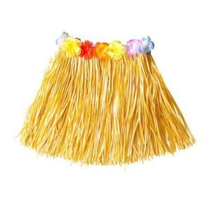 Fusta hawaii scurta crem imagine