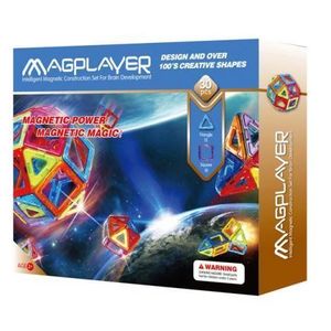 Joc de constructie magnetic - 30 piese imagine