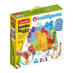 Jumbo Peggy Primul Mozaic Dinozaur, 2-5 ani, Quercetti Q02271 imagine
