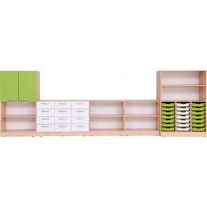 Set mobilier cu sertare si containere pentru gradinita Grande 65 imagine