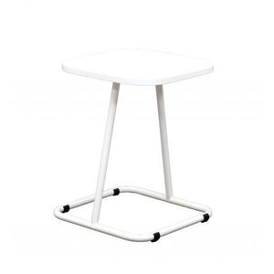 Masa mica alba 60x60x50 high pentru sala de relaxare, asteptare, gradinita si scoala imagine