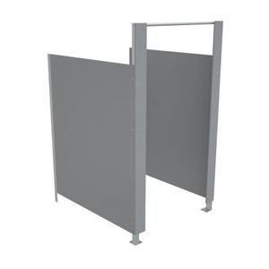 Modul principal toaleta modulara cu separatoare, fara usa, culoarea gri, pentru copii imagine