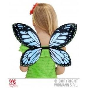 Aripi fluture negru-albastru - marimea 140 cm imagine
