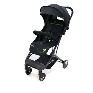 Carucior asalvo sport, modul troller-transport pe avion negru-verde imagine