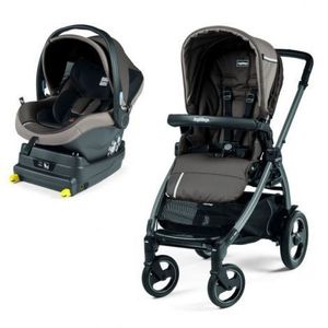 Carucior 2 in 1 Peg Perego, Book 51 S Titania i-Size (baza i-size inclusa), Class Grey (sasiu + hamac + scaun auto), 0 - 22 kg imagine