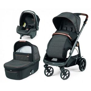 Carucior 3 in 1 Peg Perego Veloce, Primoviaggio SL, 0 - 22 kg, 500, Negru Gri imagine
