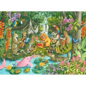 Puzzle Trupa De Muzica A Animalelor, 100 Piese imagine