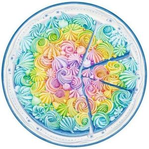 Puzzle Cerc Prajitura Curcubeu, 500 Piese imagine