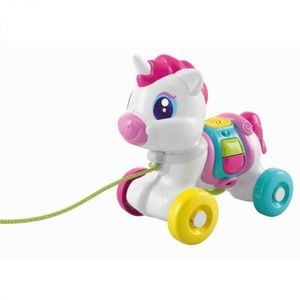 Baby Clementoni - Jucarie De Tras Unicorn Interactiv imagine