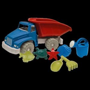 Set jucarii apa si nisip cu basculanta, stropitoare, forme si unelte Recycled imagine