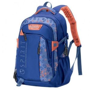 Rucsac Spirit Pattern, Albastru Portocaliu, 49x35x16 cm imagine