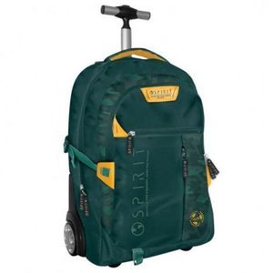 Troler Spirit Pattern, Verde Galben, 55x35x25 cm imagine
