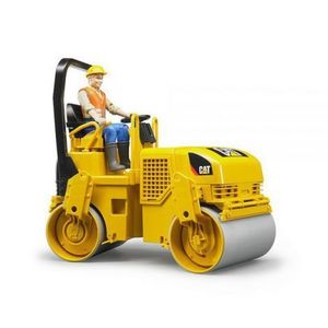 BRUDER - COMPACTOR ASFALT CU TAMBUR CAT imagine