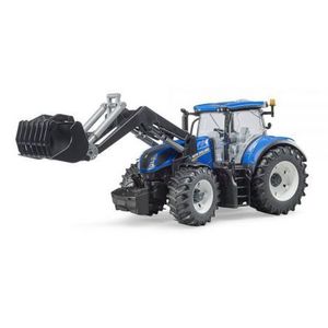 BRUDER - TRACTOR NEW HOLLAND T7.315 CU INCARCATOR FRONTAL imagine
