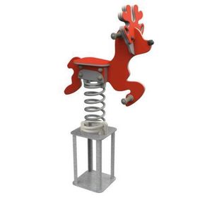 Balansoar Pe Arc Pentru Copii Caprioara, HDPE, Cu Prindere In Beton KBT imagine