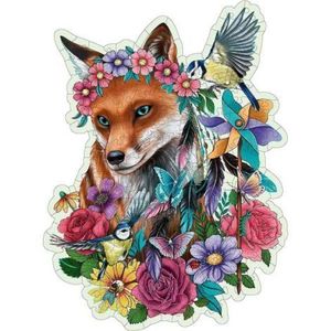 Puzzle Lemn Contur Vulpe, 150 Piese imagine