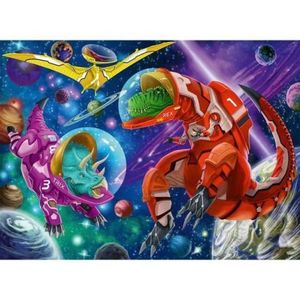 Puzzle Dinozauri In Spatiu, 200 Piese imagine