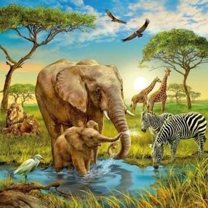 Puzzle Animalele Pamantului, 3X49 Piease imagine