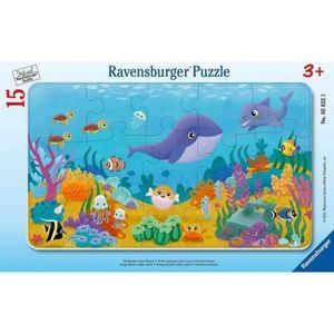 Puzzle Tip Rama Animalute Marine, 15 Piese imagine