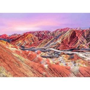 Puzzle Munti Curcubeu, 1000 Piese imagine