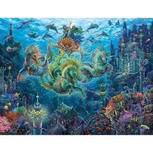 Puzzle Lumea De Sub Ape, 2000 Piese imagine