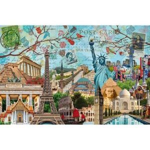 Puzzle Colaj Marile Orase, 5000 Piese imagine
