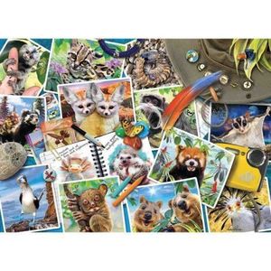 Puzzle Jurnalul De Calatorie Al Animalelor, 1000 Piese imagine