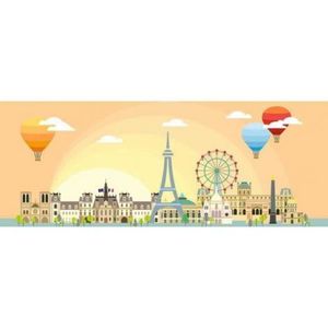 Puzzle Panorama Paris, 1000 Piese imagine