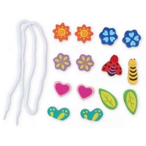 Set constructie din lemn Marionette forme geometrice 75 piese imagine