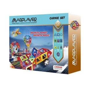 Joc de constructie magnetic - 72 piese imagine